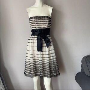 BCBG MaxAzria Strapless Tulle Mini Dress